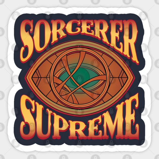 Supreme shop superhero sticker